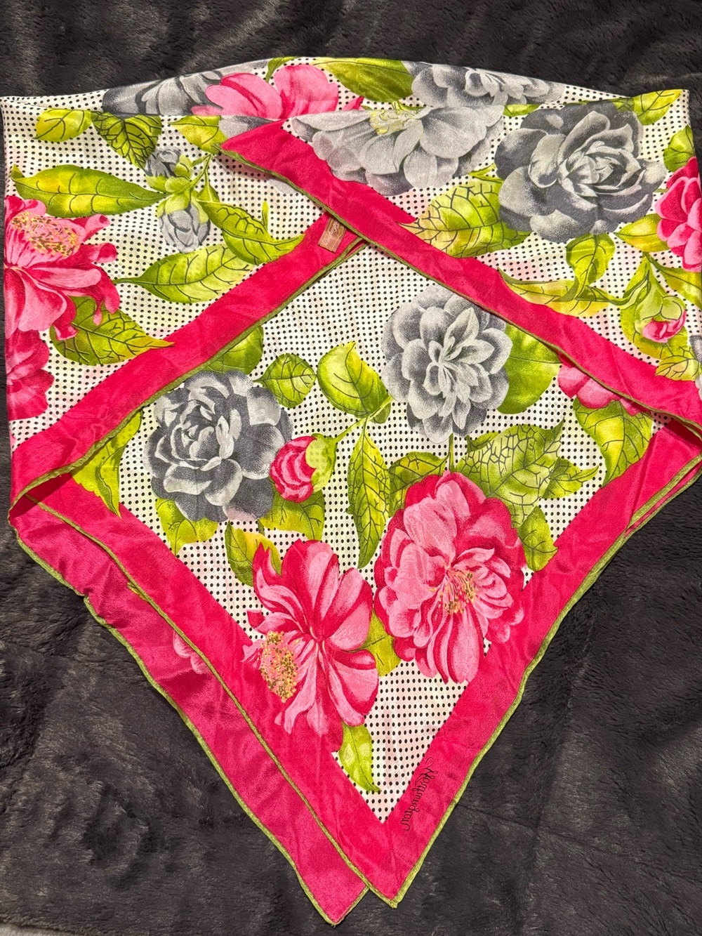 Worthington Floral Silk Scarf